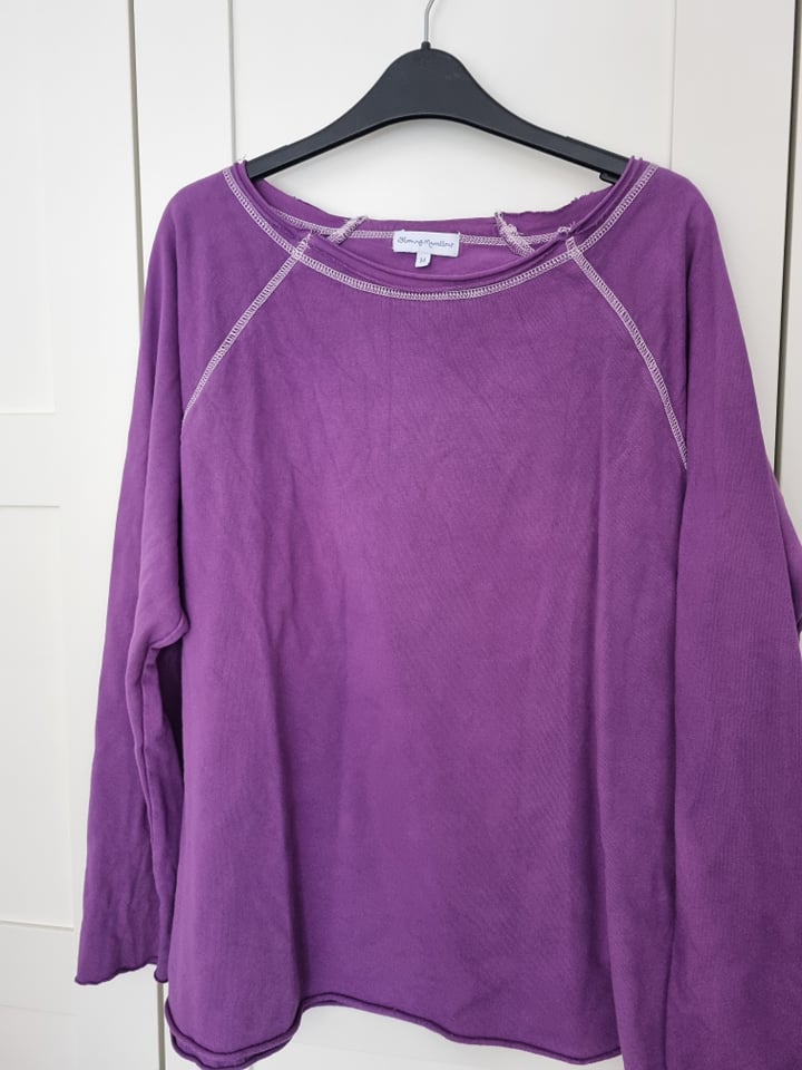 Blooming marvellous size M purple sweatshirt material jumper