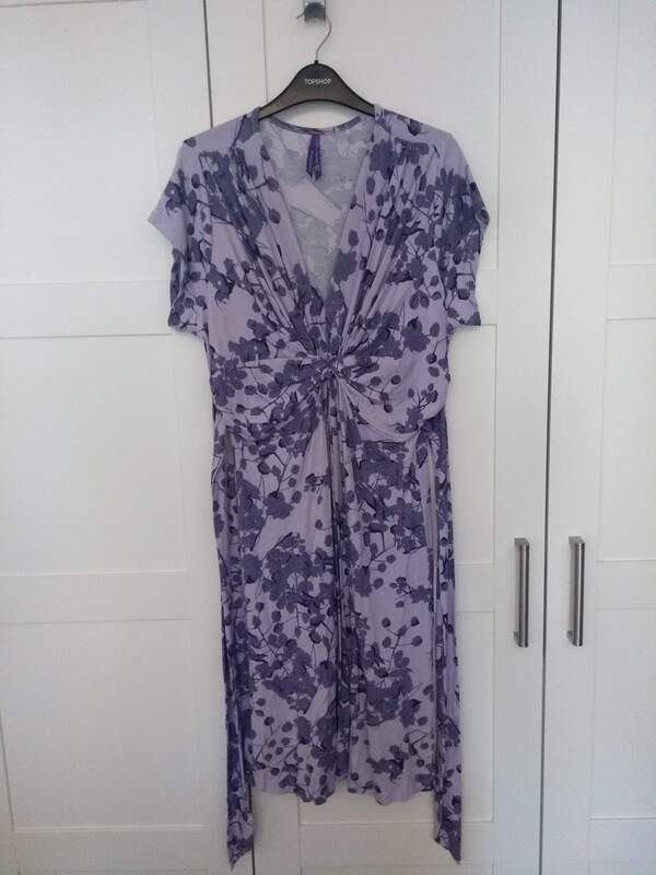 XL/16 V-neck purple dress Seraphine