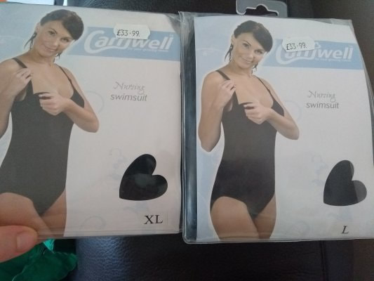BF Swimsuits XL and L Carrwell